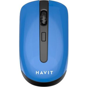 Havit Bezdrátová myš HV-MS989GT (Draadloze), Muis, Blauw