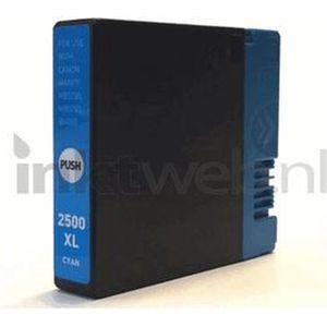 PrintAbout huismerk Inktcartridge PGI-2500XL C  Cyaan Hoge capaciteit Geschikt voor Canon