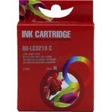 123inkt - LC-3219XL C - Inktcartridge - Cyaan - Hoge Capaciteit - Inhoud 18ml