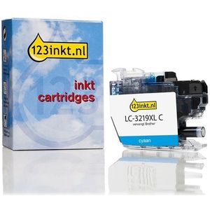 PrintAbout huismerk Inktcartridge LC-3219XL C Cyaan Hoge capaciteit Geschikt voor Brother