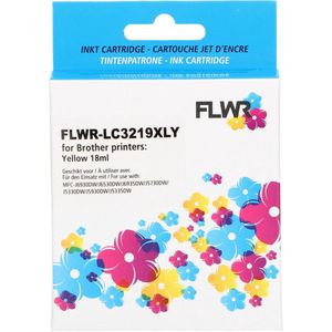 PrintAbout huismerk Inktcartridge LC-3219XL Y Geel Hoge capaciteit Geschikt voor Brother