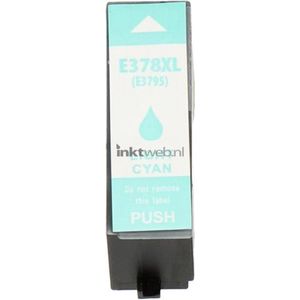 PrintAbout huismerk Inktcartridge 378XL (C13T37954010) Licht-cyaan Hoge capaciteit Geschikt voor Epson