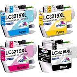 KINGWAY LC3219XL Inktcartridges, compatibel met Brother LC3219XL LC3217 LC-3219XL cartridges voor Brother MFC-J5330DW MFC-J5335DW MFC-J5730DW MFC-J6930DW MFC-J5930DW MFC-J6530DW MFC-J6935DW (4 stuks)