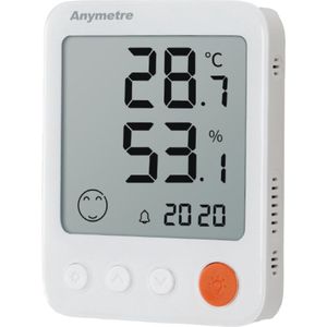 Thermometer Digitaal Binnen Hygrometer Luchtvochtigheidsmeter Klok