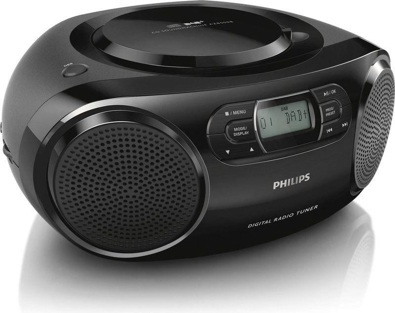 Philips - AZB500/12 - CD-Speler - Zwart - Draagbaar - DAB en FM-radio