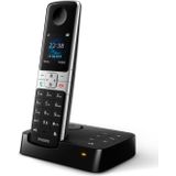 Philips D6351B draadloze telefoon - elegant uiterlijk - plug-and-play - gebruiksgemak - intelligente functies - schermgrootte 4,6 cm (1,8"")