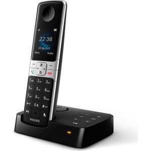 Philips - D6351B - Telefoon - Zwart - Draadloos - Groot Kleurendisplay