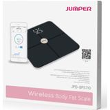 Jumper - JPD-BFS710 - Personenweegschaal - Zwart - Bluetooth - WiFi - BMI - Spiermassa