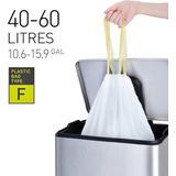 EKO afvalzakken 40-60 liter code F -  rol 12 stuks