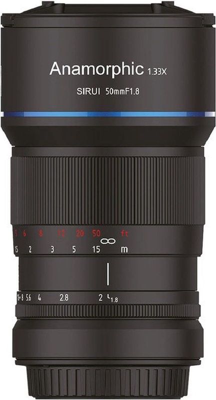 Sirui - 50mm f1.8 - Anamorfe Lens - Zwart - MFT-vatting