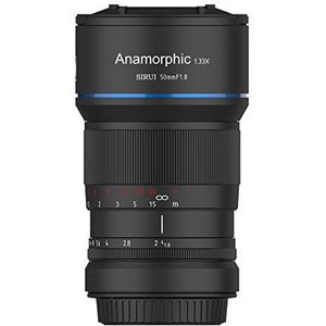 Sirui - 50mm f1.8 Anamorphic - Objectief - Zwart - Aluminium
