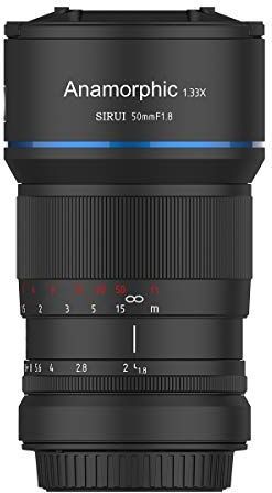 Sirui - 50mm f1.8 Anamorphic - Objectief - Zwart - Aluminium