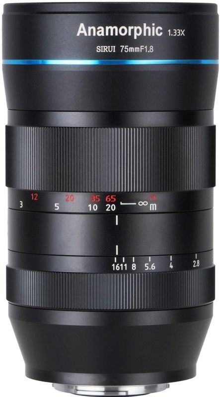 Sirui - 75mm Anamorfisch Objectief - Zwart - Micro Vier Derde