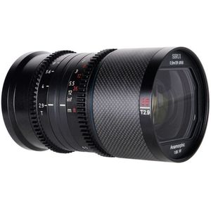 Sirui Saturn 35mm T2.9 1.6x anamorf carbon full-frame objectief Fuji X-Mount X35B (Fujifilm X, Volledig formaat), Objectief, Blauw