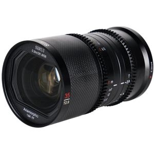 Sirui Saturn 35mm T2.9 1.6x anamorf carbon full-frame objectief Fuji X-Mount X35N (Fujifilm X, Volledig formaat), Objectief, Zwart