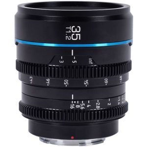 Sirui Nightwalker 35mm T1.2 S35 Manual Focus Cine Lens Fujifilm X-mount objectief