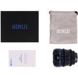 Sirui Nightwalker Series 55mm T1.2 S35 Manual Focus Cine Lens X Mount, zwart