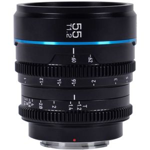Sirui Nightwalker 55mm T1.2 S35 Manual Focus Cine Lens Fujifilm X-mount objectief