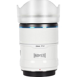 Sirui Sniper 23mm F1.2 APSC autofocus lens (Sony-E vatting, wit) (Sony E, APS-C / DX), Objectief, Wit