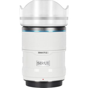 Sirui Sniper 33mm F1.2 APSC autofocus lens (Sony E-Mount, wit) (Sony E, APS-C / DX), Objectief, Wit