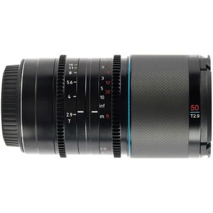 Sirui Saturnus 50mm T2.9 1.6x anamorf carbon full-frame objectief L50N (Neutral Flare) (L-Mount, Volledig formaat), Objectief