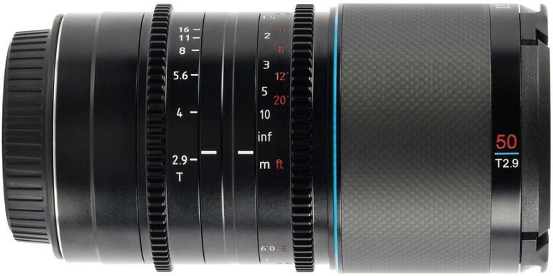 SIRUI - Saturnus 50 mm T2.9 1.6X - Anamorfe Lens - Koolstofvezel - Cine-lens