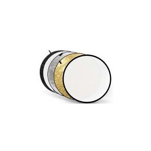 Godox - 80cm 5-in-1 Reflectiescherm - Goud - Zilver - Wit - Zwart - Doorshijnend Wit