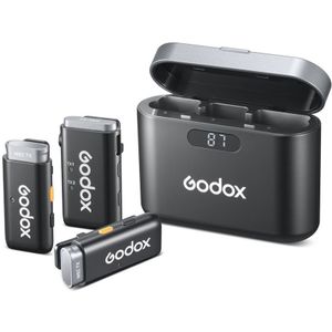 Godox - WEC - Draadloos Microfoonsysteem - 2 x Zender, 1 x Ontvanger