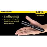 NITECORE LED MT Modell 2A zaklamp zwart