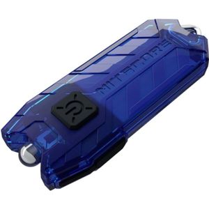 Nitecore Tube V2.0 Sleutelhangerlamp Oplaadbaar Blauw Transparant