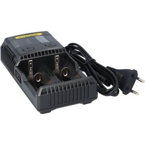 Nitecore SC2 SUPERB batterij lader voor Li-ion/Nimh batterijen