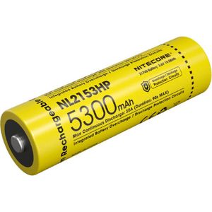 Nitecore NL2153HP, 5300 mAh, 19,08 Wh, Lithium-Ion (Li-Ion), 3,6 V, 1 stk
