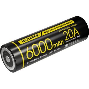 Nitecore NL2160HPi Oplaadbare 21700 Li-Ion batterij 6000mAh