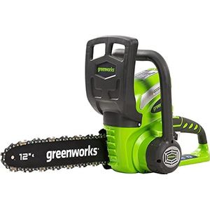 Greenworks G40CS30 Accu Kettingzaag, 30 cm Zaagbladlengte, 4,2 m/s Kettingsnelheid, 3,7 kg, Automatische Oliesmering ZONDER 40V Accu & Lader, 3 Jaar Garantie