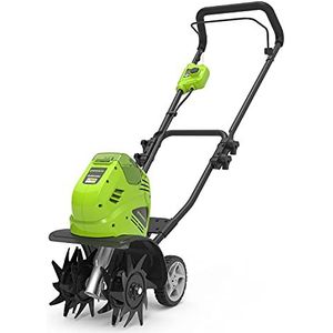 Greenworks G40TL Accu Grondfrees, Cultivator, 25 cm Werkbreedte, 13 cm Ploegdiepte ZONDER 40V Accu en Oplader, 3 Jaar Garantie