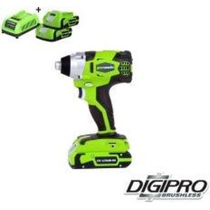 GREENWORKS 24V accu slagschroefmachine DigiPro