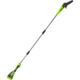 Greenworks G40PSF Accu Hoogsnoeier, 20 cm Zaagbladlengte, 8 m/s Kettingsnelheid, 3,64 kg, Automatische Oliesmering, 80 ml Olietank, 2.58 m Stokbereik ZONDER 40V Accu & Lader, 3 Jaar Garantie