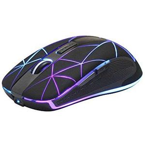 Rii - Draadloze Muis - Zwart - Optisch - 2.4G met LED Verlichting