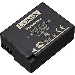 Panasonic Lumix DMW-BLC12E accu, oplaadbaar, 7,2 V, 1200 mAh, 8,7 Wh, voor Lumix G90, G80, G7, GX8, FZ2000, FZ1000 II, FZ1000, FZ300 - zwart