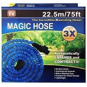 Magic Hose - Flexibele elastische tuinslang - 22,5 meter - inclusief accessoires