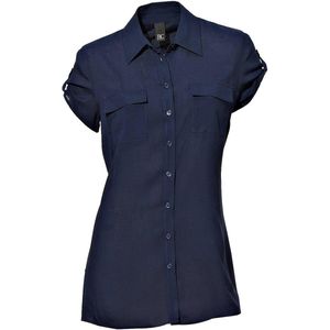 Blouse - Effen - Viscose - Normale Pasvorm - Kwartmouw