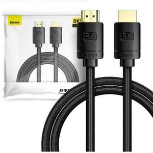 Baseus High Definition Series HDMI 2.1 cable 8K 60Hz 3D HDR 48Gbps 2m (black)
