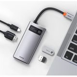 BASEUS Multifunctionele USB-C HUB - Grey
