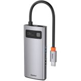 BASEUS Multifunctionele USB-C HUB - Grey