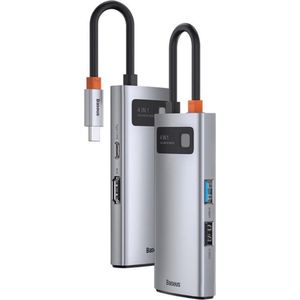 BASEUS Multifunctionele USB-C HUB - Grey
