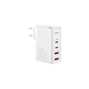 Baseus GaN2 100W USB-AACC Snellader PD + 100W USB-C Kabel Wit