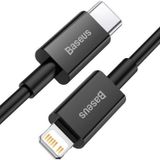 Baseus Superior Serie USB-C / Lightning Kabel - 1m, 20W - Schwarz
