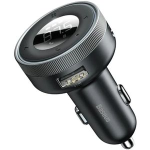 Baseus  FM-Transmitter Draadloze Bluetooth 5.0  AUX & USB Snellader Handsfree Carkit
