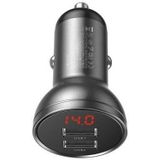 Baseus CCBX-0G, Auto, Zigarettenanzünder, 4,8 A, Schwarz, Grau
