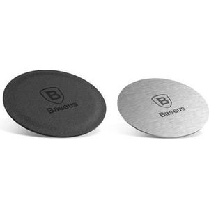 Baseus Metalen Plaatje voor Magnetische Houders (2-Pack) Zwart Ziver